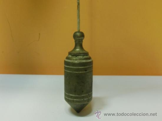 Antig&uuml;edades: Plomada antigua de bronce - Foto 2