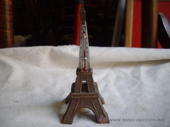 Antig&uuml;edades: TERMOMETRO - TORRE EIFFEL PARIS - Foto 1