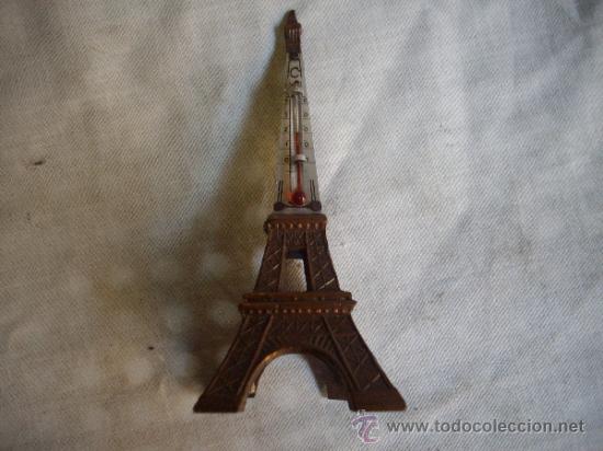Antig&uuml;edades: TERMOMETRO - TORRE EIFFEL PARIS - Foto 7