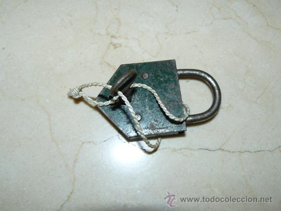 Antig&uuml;edades: ANTIGUO CANDADO PENTAGONAL - Foto 1
