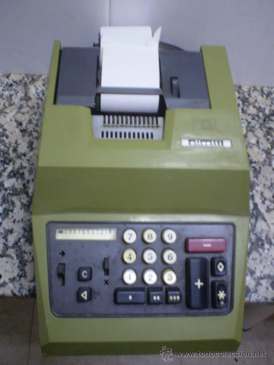 Antig&uuml;edades: ANTIGUA CALCULADORA OLIVETTI - Foto 1