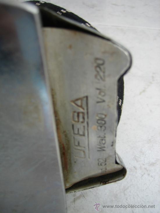 Antig&uuml;edades: Plancha electrica de UFESA modelo 52. Funciona - Foto 4