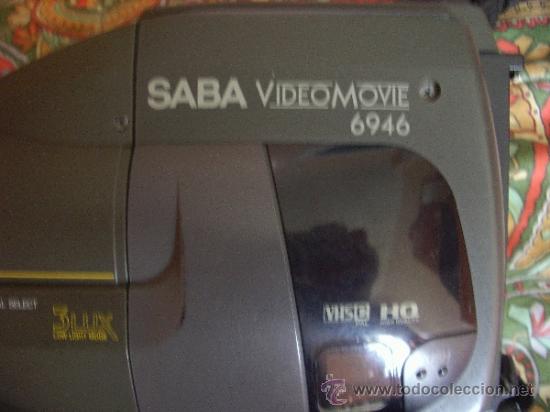Antig&uuml;edades: ANTIGUA VIDEO CAMARA SABA  MODELO 6946 VHS - Foto 3