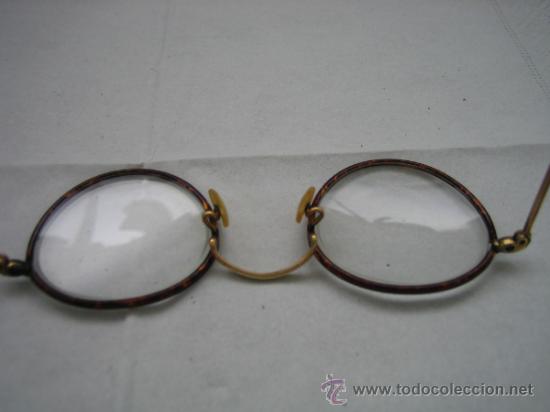 Antig&uuml;edades: Gafas antiguas con ba&ntilde;o de oro - Foto 5