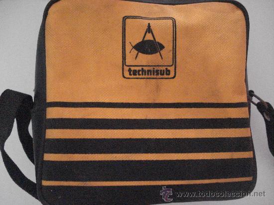 Antig&uuml;edades: Regulador buceo antiguo Technisub con bolsa Inject 25 - Foto 4