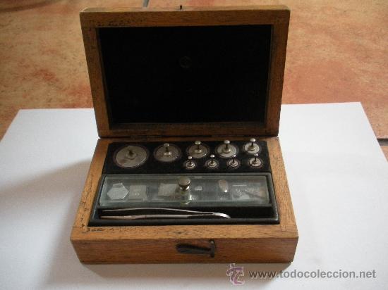 Antig&uuml;edades: antiguo Juego de pesas de precision, completo - Foto 1