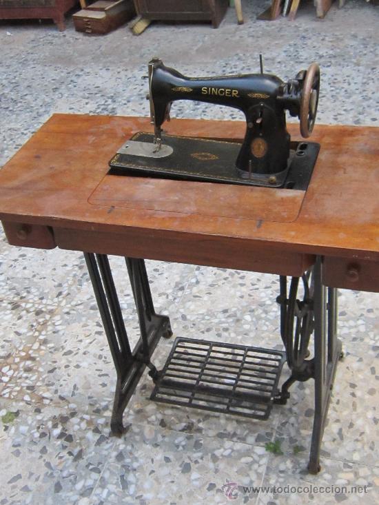 completa y antigua maquina de coser singer. - Compra venta en todocoleccion