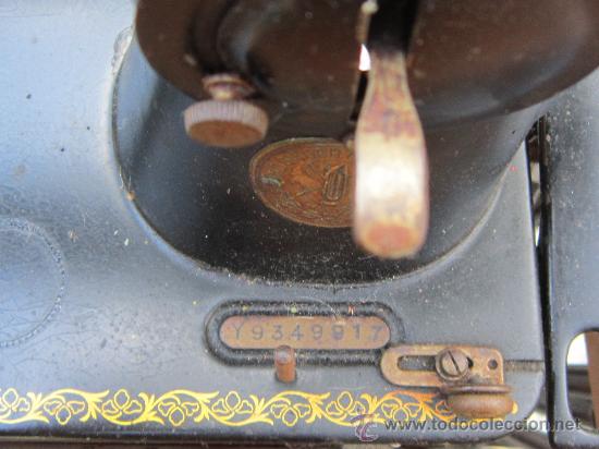 Antig&uuml;edades: SINGER N&ordm; Y-9349917 - Foto 4