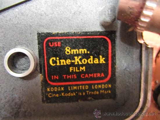 Antig&uuml;edades: Camara de cine kodak eight 55 - Foto 8