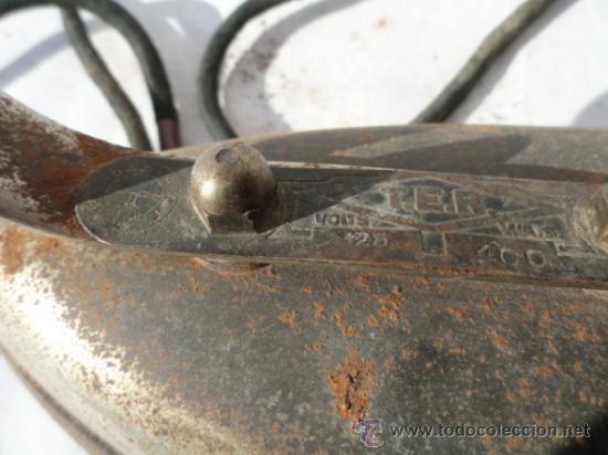 Antig&uuml;edades: ANTIGUA PLANCHA EL&Eacute;CTRICA. MARCA TER - Foto 3