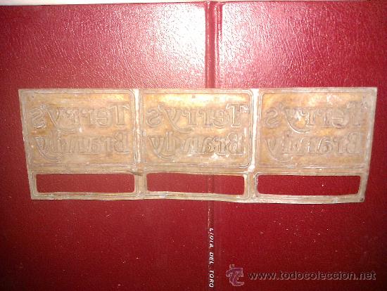 Antig&uuml;edades: SELLO DE IMPRENTA ANTIGUO. TERRY&acute;S BRANDY. - Foto 1