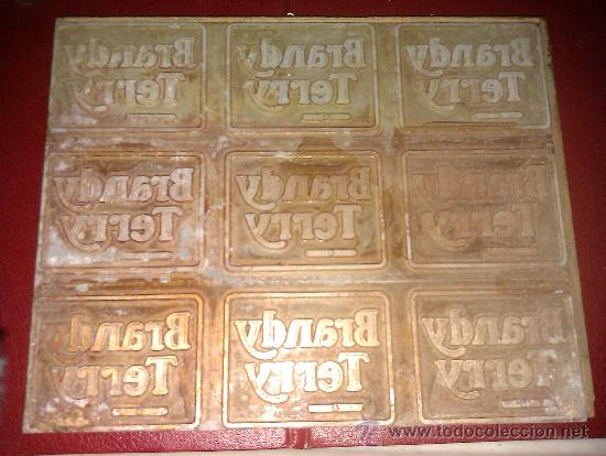 Antig&uuml;edades: SELLO DE IMPRENTA ANTIGUO. BRANDY TERRY. - Foto 1
