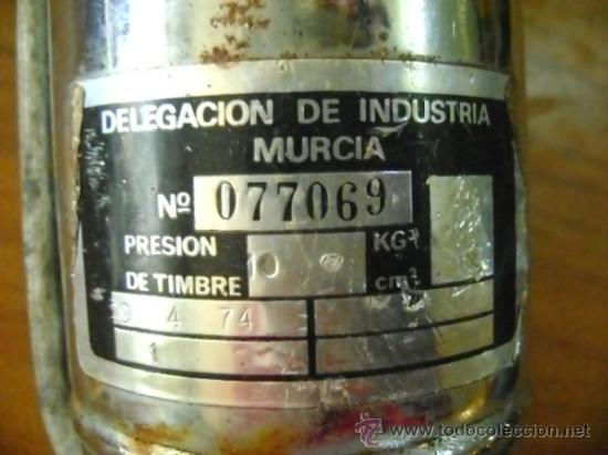 Antig&uuml;edades: Extintor zenith 1974 - Foto 6
