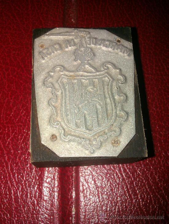 Antig&uuml;edades: ANTIGUO SELLO DE IMPRENTA. MARCA DE LA CASA. - Foto 1