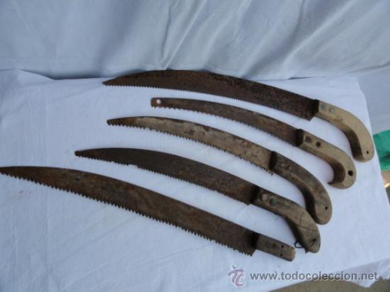Antig&uuml;edades: LOTE DE 5 ANTIGUAS SIERRAS DE CARPINTERO. - Foto 3