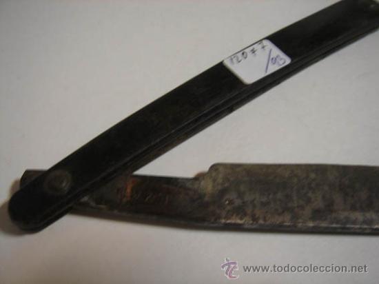Antig&uuml;edades: Antigua hoja de afeitar, marca EYAM. - Foto 2