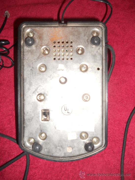 Tel&eacute;fonos: ANTIGUO TELEFONO BAQUELITA WWTTON .FUNCIONA . - Foto 8