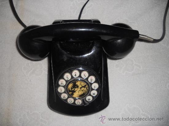 Tel&eacute;fonos: ANTIGUO TELEFONO BAQUELITA WWTTON .FUNCIONA . - Foto 10