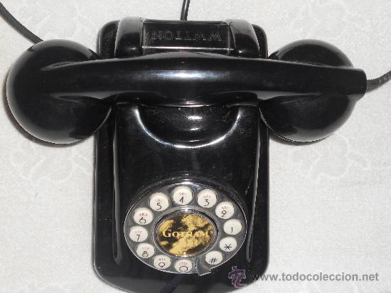 Tel&eacute;fonos: ANTIGUO TELEFONO BAQUELITA WWTTON .FUNCIONA . - Foto 13