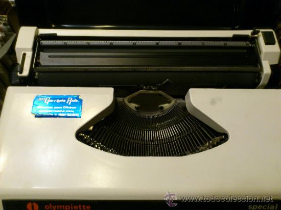Antig&uuml;edades: Maquina de escribir Olympiette Special - Foto 7