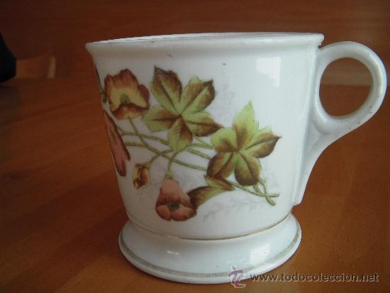 Antig&uuml;edades: vaso o jarrita para el afeitado de los caballeros - Foto 2