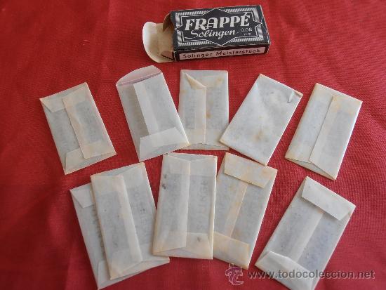Antig&uuml;edades: CAJA HOJAS DE AFEITAR FRAPP&Eacute; - Foto 5