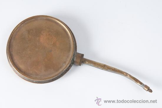 Antig&uuml;edades: PIEZA DE LATON PARA EL ACEITE CIRCA 1900 - Foto 2