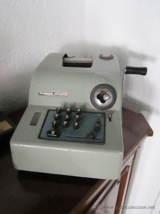 Antig&uuml;edades: Calculadora manual hispano olivetti - - Foto 1