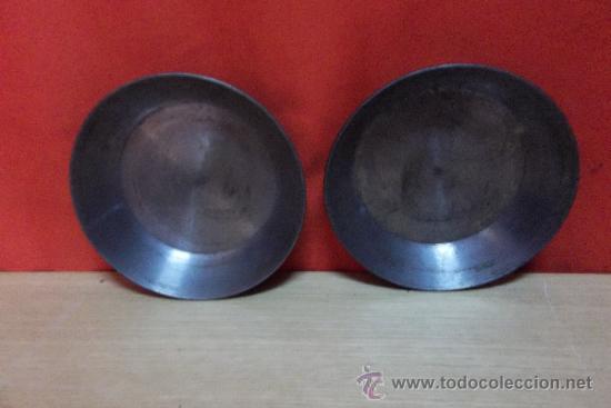 Antig&uuml;edades: BALANZA DE HIERRO FORJA PARA RESTAURAR CON PLATOS - Foto 5