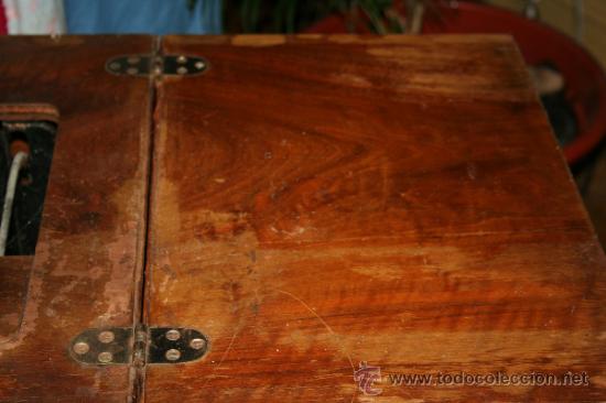 Antig&uuml;edades: antigua maquina de coser singer - Foto 8