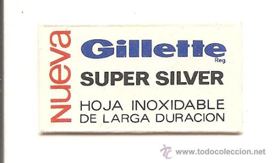 Antig&uuml;edades: HOJA DE AFEITAR NUEVA GILLETTE SUPER SILVER - Foto 1