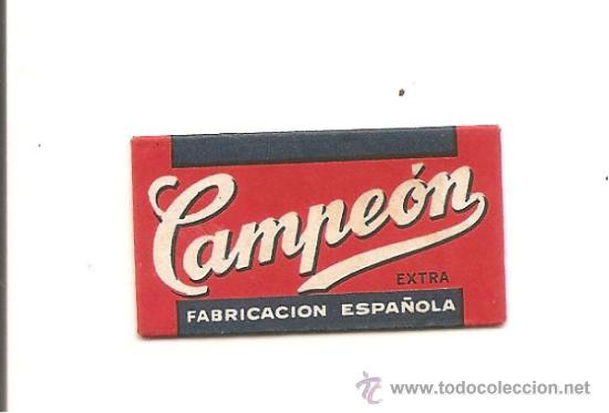 Antig&uuml;edades: HOJA DE AFEITAR CAMPE&Oacute;N - Foto 1