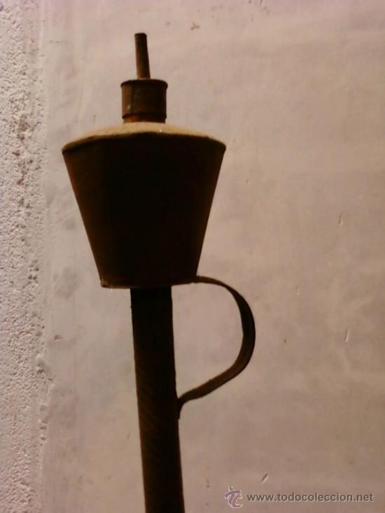 Antig&uuml;edades: CANDIL DE HOJALATA - Foto 3