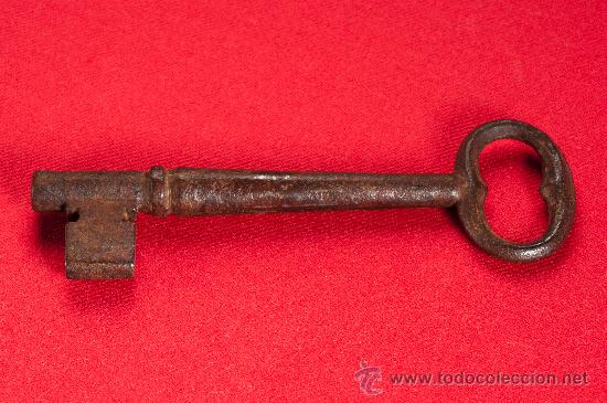 Antig&uuml;edades: LLAVE DE HIERRO FORJADO DEL SIGLO XIX - Foto 2