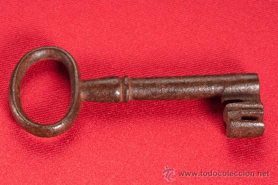 Antig&uuml;edades: LLAVE DE HIERRO FORJADO DEL SIGLO XIX - Foto 2