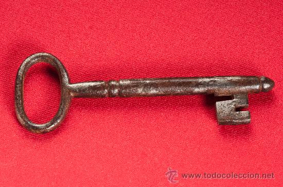Antig&uuml;edades: LLAVE DE HIERRO FORJADO DEL SIGLO XIX - Foto 1