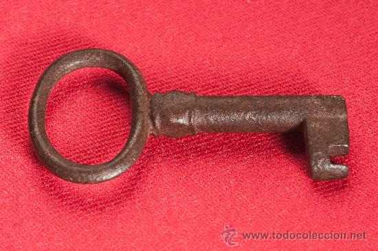 Antig&uuml;edades: LLAVE DE HIERRO FORJADO DEL SIGLO XIX - Foto 2