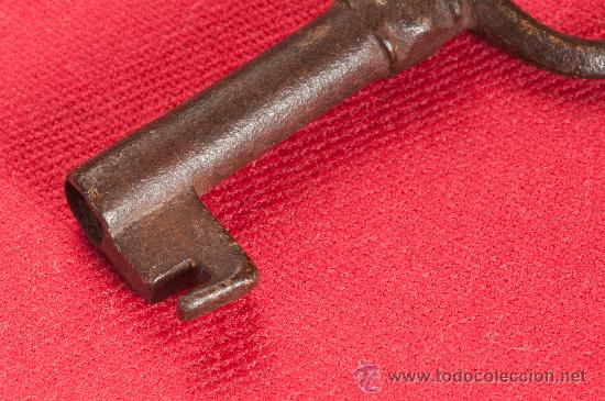 Antig&uuml;edades: LLAVE DE HIERRO FORJADO DEL SIGLO XIX - Foto 3