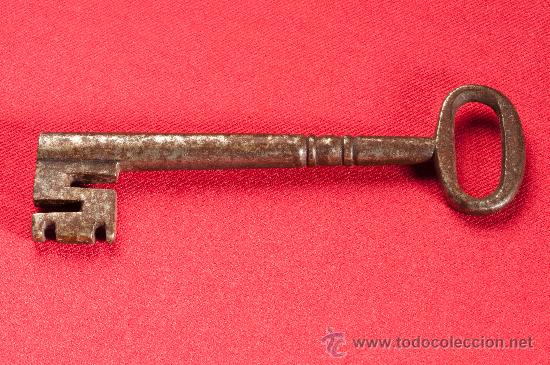 Antig&uuml;edades: LLAVE DE HIERRO FORJADO DEL SIGLO XIX - Foto 2