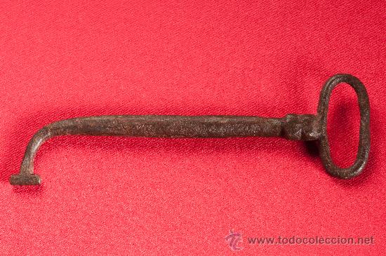 Antig&uuml;edades: LLAVE DE HIERRO FORJADO, FINALES DEL SIGLO XVIII - Foto 2