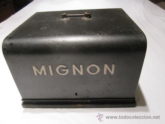 Antig&uuml;edades: ANTIGUA MAQUINA DE ESCRIBIR MIGNON MOD. 3 - Foto 1