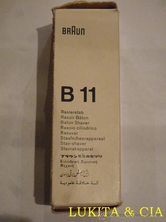 Antig&uuml;edades: MAQUINILLA DE AFEITAR BRAUN B 11 - Foto 7