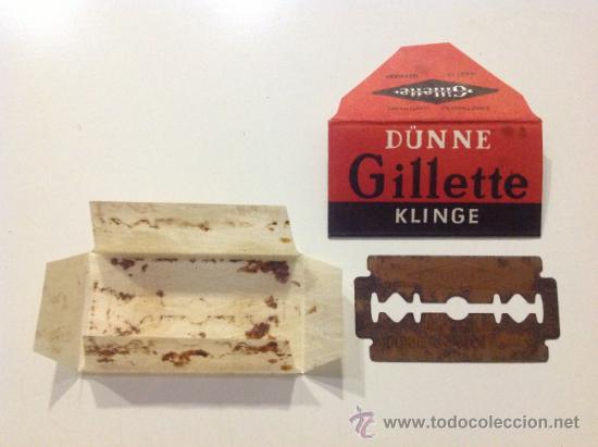 Antig&uuml;edades: HOJA DE AFEITAR GILLETTE GERMANY - Foto 2