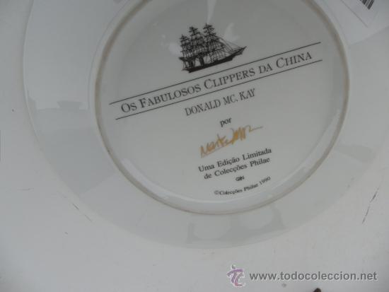 Antig&uuml;edades: plato decorativo de porcelana - Foto 2