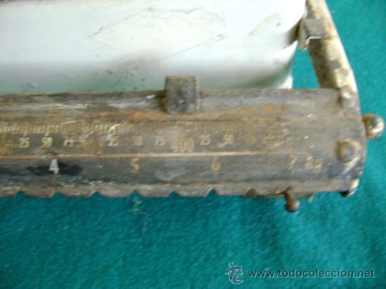 Antig&uuml;edades: Antigua b&aacute;scula de hasta 7,5 kg - Foto 10