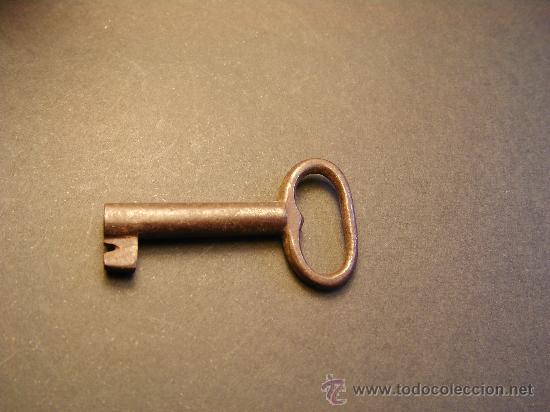 Antig&uuml;edades: Antigua llave de hierro. 3.7 cm. - Foto 1