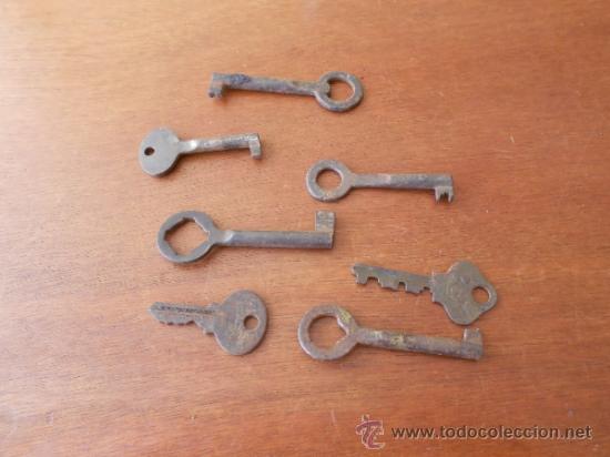 Antig&uuml;edades: LOTE DE SIETE LLAVES ANTIGUAS - Foto 2