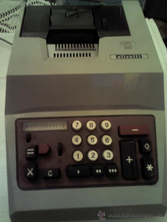 Antig&uuml;edades: MAQUINA SUMADORA O CALCULADORA HISPANO OLIVETTI - Foto 2