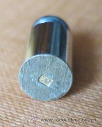 Antig&uuml;edades: pesa de 5 gramos acero contrastada precision - Foto 2