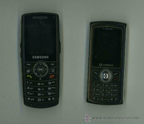 Tel&eacute;fonos: 2 TELEFONOS MOVILES PARA PIEZAS.(NO SE SI FUNCIONAN).